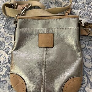 Coach Silver Swing Pack Crossbody